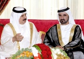 العاهل يبحث التنمية الشاملة مع حاكم دبي