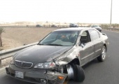 إصابة 3 بحرينيين في تصادم 3 مركبات