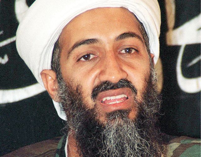 أسامة بن لادن بورتريه صحيفة الوسط البحرينية مملكة البحرين
