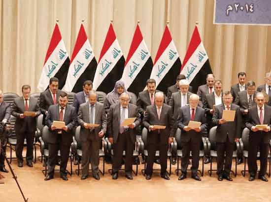 العراق يتوافق على حكومة العبادي من دون وزيري الداخلية والدفاع   أخبار دولية 