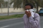 شاهد الصور... تأثر البحرين برياح مصحوبة بالغبار أمس الإثنين