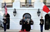 أوباما يستقبل ولي العهد بالبيت الأبيض على هامش القمة الخليجية الأمريكية