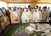 رئيس الوزراء يضع حجر الأساس لمشروع مركز محمد بن خليفة للقلب
