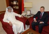 حسام بن عيسى يستقبل الممثل المقيم للأمم المتحدة لدى البحرين
