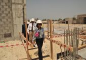 المطوع تتفقد مشروع مدرسة المالكية الابتدائية الإعدادية للبنات