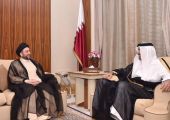 الحكيم يلتقي أمير قطر ويبحث معه مستجدات الأوضاع العراقية