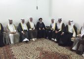 السيستاني يستقبل وفداً شعبياً كويتياً برئاسة نائب رئيس مجلس الأمة