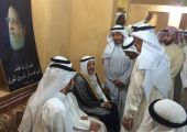 أمير الكويت يشارك في عزاء السيد محمد باقر المهري