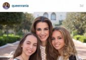 الملكة رانيا تهنأ ابنتيها بعيد ميلادهما عبر الانستغرام