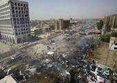 استهداف مخيم لمعارضين ايرانيين في بغداد بالصواريخ