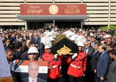 شاهد الصور... مسئولون عراقيون يشيعون أحمد الجلبي