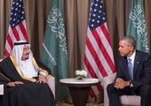 العاهل السعودي يلتقي الرئيس الأميركي