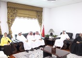 البوعينين يستقبل رئيس جمعية مبادىء حقوق الإنسان البحرينية