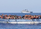 إنقاذ 1500 مهاجر قبالة سواحل ليبيا اليوم 