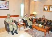مدير أركان الحرس الوطني يستقبل ضابط الارتباط الأردني لدى البحرين
