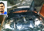 حادث عرضي لحارس الأهلي عبد الله رضي