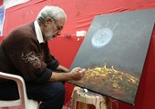شاهد الصور... لوحات فنية للمرسم الحسيني بمناسبة مولد النبيين محمد وعيسى