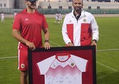 بالصور.. نجل ولي العهد يزور تدريب منتخب الشباب لكرة القدم