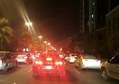 شاهد الصور... ازدحام شديد في العدلية وشارع المعارض تزامناً مع الاحتفال بالعام الجديد