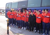 شاهد بالصور... وصول منتخب الصين للمشاركة في البطولة الآسيوية لكرة اليد