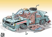 شاهد الكاريكاتير عن آلية المراقبة الصحية