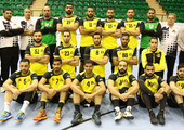 شاهد بالصور... الأهلي يهزم نصر الإمارات في خليجية اليد
