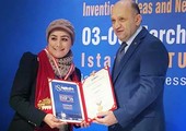 المخترعة أمينة الحواج تنال الميدالية الذهبية كأفضل شخصية مخترعة على مستوى العالم        