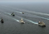 انطلاق المناورات البحرية للتمرين المشترك بين دول مجلس التعاون الخليجي