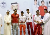 عالي يحتفي ببطل الخليج للناشئين ونجوم الدراجات بالنادي