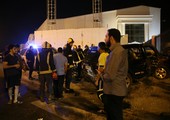 بالصور...إصابة شابين بتصادم مركبتين بالسهلة الجنوبية