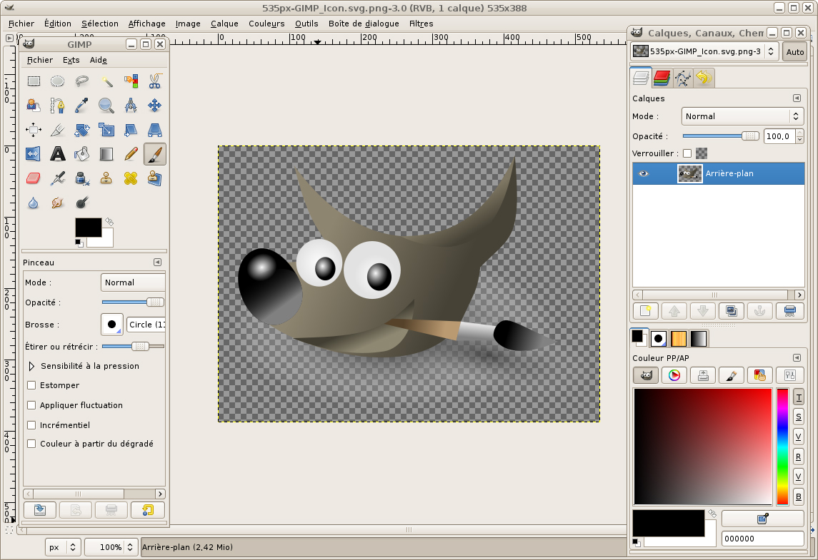 gimp for mac version 10.5.8