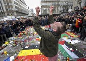 بالصور..البلجيكيون وقفوا دقيقة صمت في ذكرى ضحايا اعتداءات بروكسل