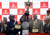 كاليفورنيا كروم يفوز بكأس دبي العالمية للخيل