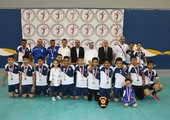 بالصور... النصر بطلاً لدوري الأشبال للكرة الطائرة