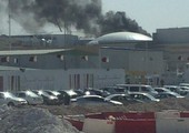 حريق داخل مجمع تجاري قيد الإنشاء في قطر