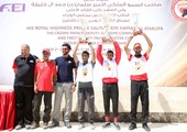 بالصور... ناصر بن حمد يتوج الخلف والرويعي والحسن أبطال سباق ولي العهد للقدرة