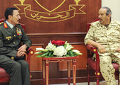 القائد العام يستقبل مستشار العاهل الأردني للشئون العسكرية