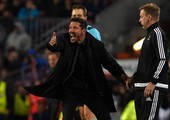 سيميوني يترفع عن انتقاد حكم مباراة برشلونة