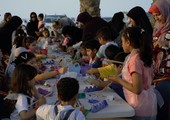 ورشة عمل للأطفال في متحف موقع قلعة البحرين