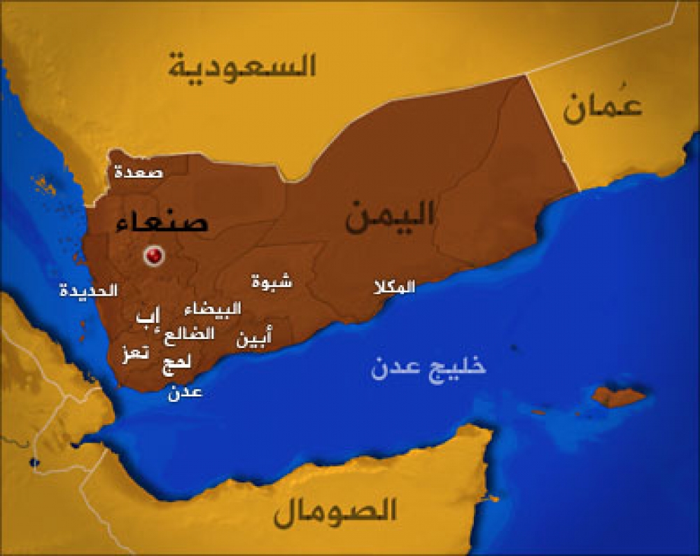 اليمن خريطة محافظات التقسيم الإداري