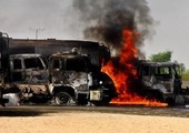 التحالف الدولي يقصف صهاريج نفط 