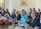 موغيريني في طهران تطمئن إلى التزام الاتحاد الأوروبي تنفيذ الاتفاق النووي