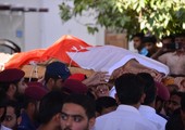 تشييع شهيد الواجب محمد تنوير إلى مثواه الأخير بمقبرة المنامة
