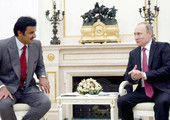 الرئيس الروسي وأمير قطر يبحثان نتائج اجتماع الدول المنتجة للنفط بالدوحة