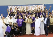 بالصور... فوز تاريخي لداركليب ببطولة دوري الطائرة لأول مرة