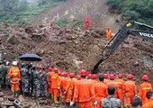 مقتل 8 أشخاص وفقدان 33 آخرين في انهيار أرضي بالصين