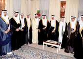 نائب الملك ورئيس الوزراء يشرفان حفل زفاف فهد فوزي كانو