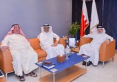 عسكر يستقبل رئيس الاتحاد البحريني للدفاع عن النفس