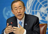 بان كي مون يريد تكثيف وساطة الامم المتحدة في اليمن