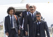 بالصور... لاعبو ريال مدريد يصلون ميلانو استعدادا لنهائي دوري الأبطال